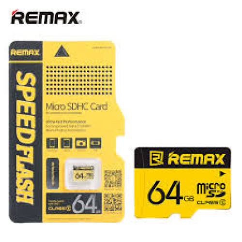 Флеш память microSD 64GB Remax Speed Flash (Class 10) 