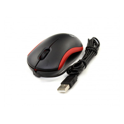 Мишка Frime FM-010, USB, Black-Red