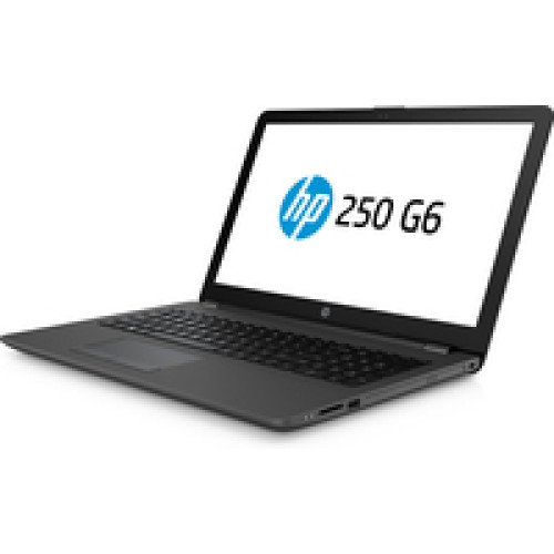 Ноутбук HP 250 G6 (1TT46EA), 15.6" (1366x786) LED, матовый, Intel Celeron N3060 (1.6 - 2.48 ГГц), RAM 4 ГБ DDR3, 500GB, Intel® HD Graphics 400, DVD-RW, LAN, Wi-Fi, Bluetooth, веб-камера, Windows 10 Home