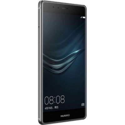 Мобильный телефон HUAWEI P9, Titanium Gray, 5.2", IPS, (1920x1080), HiSilicon Kirin 955 (4 ядра 2.5 ГГц + 4 ядра 1.8 ГГц), RAM 3 ГБ, 32 ГБ встроенной памяти + microSD,SDHC (до 128 ГБ), Две основные камеры: 12 Мп + 12 Мп, фронтальная камера: 8 Мп, 3G,