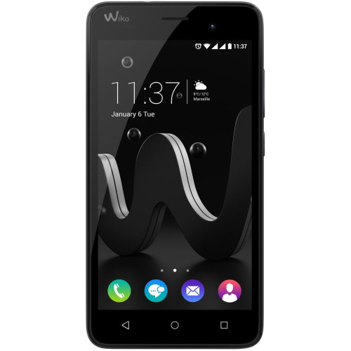 Мобильный телефон Wiko Jerry Grey, 5", FWVGA, (1280x720), MediaTek MT6580 (1.2 ГГц), RAM 1 ГБ, 8 ГБ встроенной памяти + microSD,SDHC (до 32 ГБ), основная камера: 5 Мп, фронтальная камера: 2 Мп, 3G, GPS, поддержка 2x SIM-карт (Micro-SIM), Android 6.0,