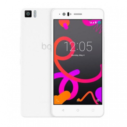 Мобильный телефон BQ Aquaris M5.5 White, 5.5" (1920x1080), Qualcomm Snapdragon 615 (1.5 ГГц), RAM 3 ГБ, 32 ГБ встроенной памяти + microSD,SDHC (до 32 ГБ), основная камера: 13 Мп, фронтальная камера: 5 Мп, 3G, GPS, поддержка 2x SIM-карт (Micro-SIM), A