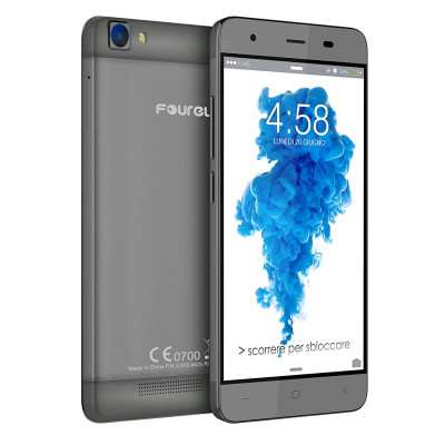 Мобильный телефон FOUREL M3 Plus Grey, 5.5" (1280x720), MediaTek MT6737 (1.3 ГГц), RAM 3 ГБ, 16 ГБ встроенной памяти + microSD,SDHC (до 32 ГБ), основная камера: 13 Мп, фронтальная камера: 5 Мп, 3G, GPS, поддержка 2x SIM-карт (Micro-SIM), Android 6, 3