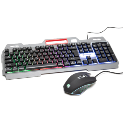 Клавіатура Holmer SG-01 + мишка RGB, USB, Black