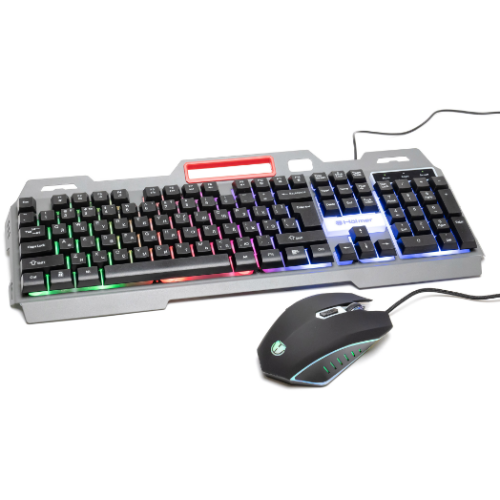Клавіатура Holmer SG-01 + мишка RGB, USB, Black