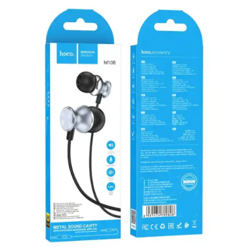 Навушники Hoco M110 з мікрофоном, Black