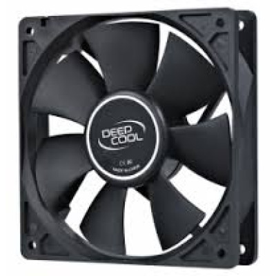 Вентилятор для охолаждения корпусной Deepcool XFAN 80 80*80*25мм, Sleeve, 4pin, 1800RPM, чорний пластик