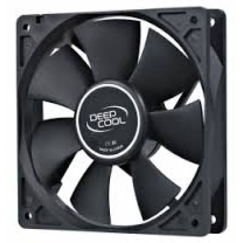 Вентилятор для охолаждения корпусной Deepcool XFAN 80 80*80*25мм, Sleeve, 4pin, 1800RPM, чорний пластик