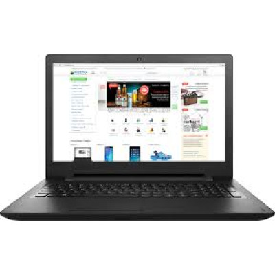 Ноутбук Lenovo IdeaPad 110-15IBR (80T700JWRA), 15.6" (1366x768) HD, глянцевый, Intel Celeron N3060 (1.6 - 2.48 ГГц), RAM 2 ГБ, SSD 128 ГБ, Intel HD Graphics 400, LAN, Wi-Fi, Bluetooth, веб-камера, DOS, 2.2 кг, черный