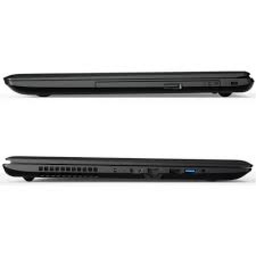 Ноутбук Lenovo IdeaPad 110-15IBR (80T700JWRA), 15.6" (1366x768) HD, глянцевый, Intel Celeron N3060 (1.6 - 2.48 ГГц), RAM 2 ГБ, SSD 128 ГБ, Intel HD Graphics 400, LAN, Wi-Fi, Bluetooth, веб-камера, DOS, 2.2 кг, черный
