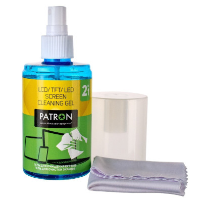 Набір для чистки PATRON F4-016, 2 в 1, Гель 200ML, мікрофібра