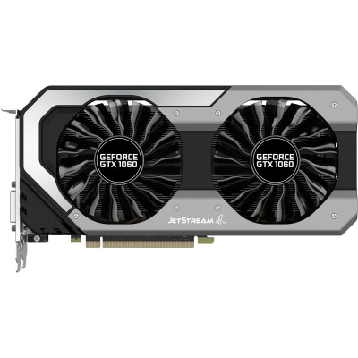 Відеоадаптер GTX1060 6144Mb GDDR5 192bit Palit Super JetStream (NE51060S15J9-1060J) (1607/8000) (DVI, HDMI, 3 x DisplayPort)