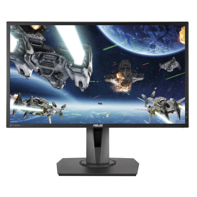 24" Монітор Asus MG248QR, TN+FILM Матовое (16:9, 1920x1080, 170/160, 1ms, 144 Гц, DVI, HDMI, DisplayPort), Стереодинаміки: 2 х 2 Вт RMS