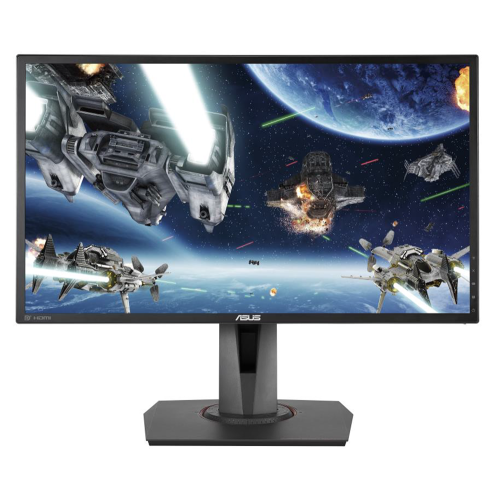 24" Монітор Asus MG248QR, TN+FILM Матовое (16:9, 1920x1080, 170/160, 1ms, 144 Гц, DVI, HDMI, DisplayPort), Стереодинаміки: 2 х 2 Вт RMS