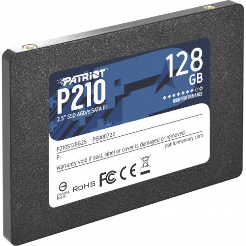 Накопичувач 2.5'' SSD 128Gb Patriot P210 3D NAND (P210S128G25)