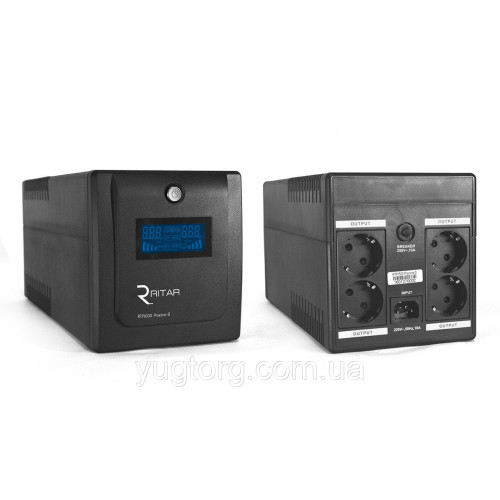 Джерело безперебійного живлення Ritar RTP1000 (600W) Proxima-L (RTP1000L)