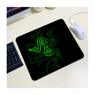 Килимок для мишки RAZER 13, 200*240 товщина 2 мм, колір Black/Green, Пакет (YT-RZ13)