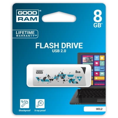 Флеш память USB 16GB GoodRam UCL2 (UCL2-0160W0R11)