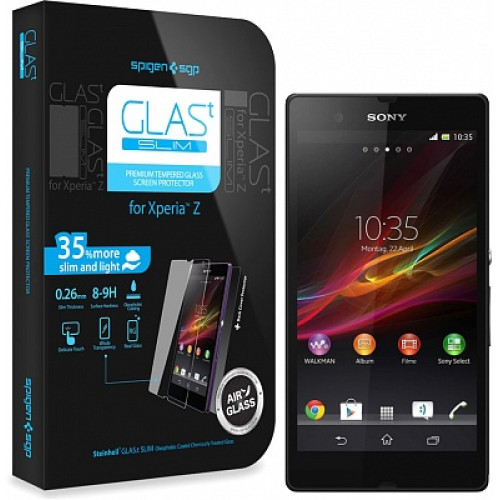 Захисне скло на Sony Xperia Z1 Glass T