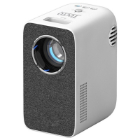 Проектор Tecro PJ-3030 LED, 1500:1, 2800 lm, 1920x1080, HDMI, USB, RCA, Silver