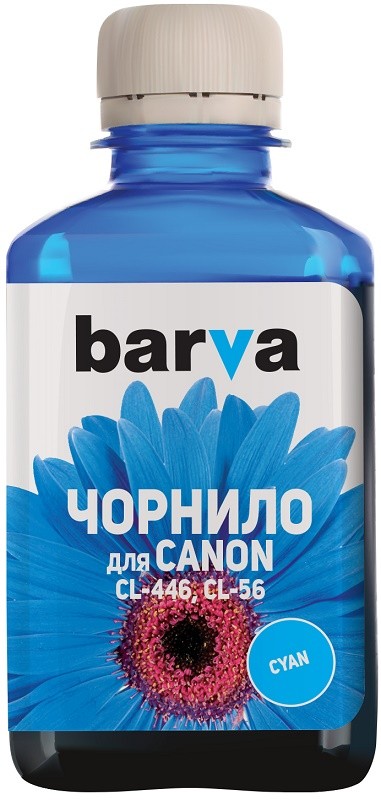 Чорнило Barva Canon CL-446/CL-56 180г Cyan (C446-442) E404/MG2440/IP2840