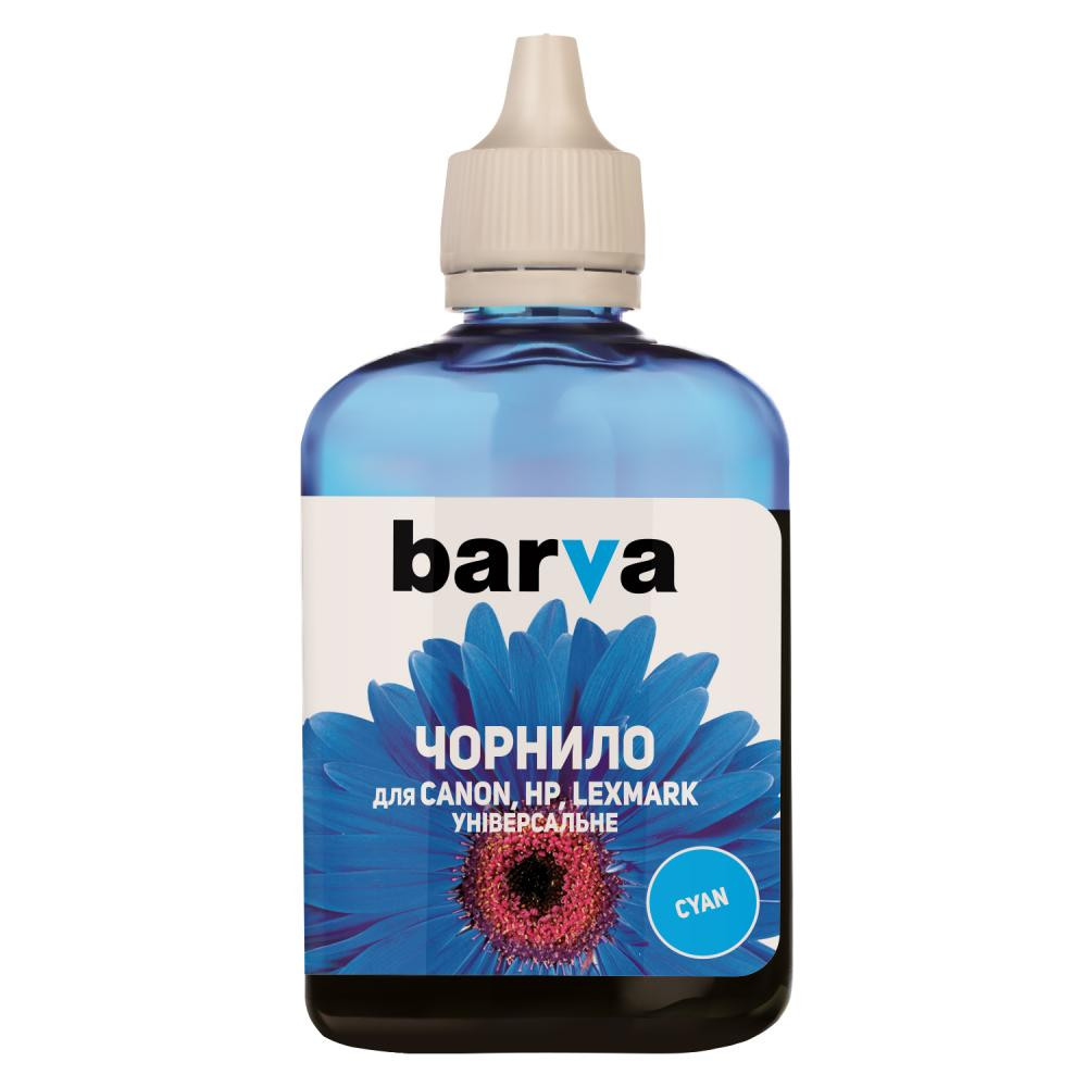 Чорнило Barva Canon/HP/Lexmark Universal №4 Cyan 90г (CU4-472)