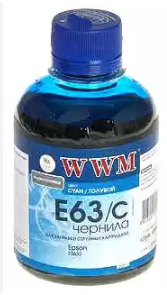 Чорнило WWM Epson E63/C Cyan 90мл 