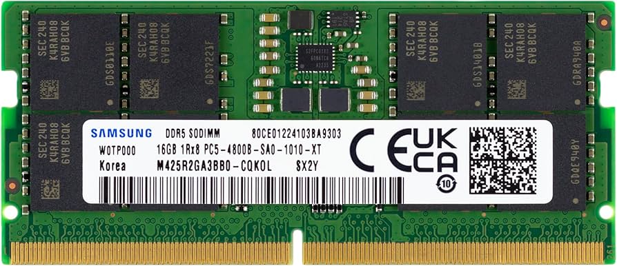 Модуль пам'яті SoDDR 5 16GB 5600 MHz 1.2v Samsung C46 OEM (K4RAH086VR[B/F])