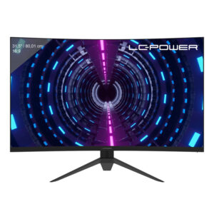 31.5" Монітор LC Power LC-M32-QHD-165-C-V2, (QHD, VA, 165Hz, 2xDP, 2xHDMI), Curved