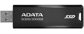SSD диск портативний 2TB ADATA SD610 Black USB 3.2 (SC610-2000G-CBK/RD)