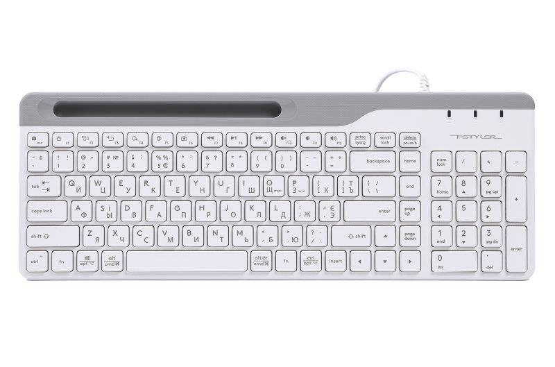 Клавіатура A4 Tech FK25 ,USB White