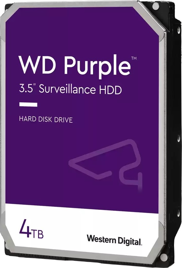 Жорсткий диск HDD 4TB 5400 WD SATA3 256Mb, Purple (WD42PURZ) 