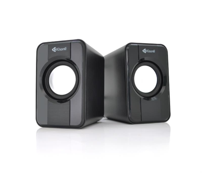 Колонки Kisonli S-444, 2x3,0W, Black, USB (S-444/23405)