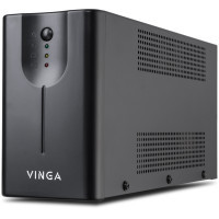 Джерело безперебійного живлення Vinga LED 1500VA (900Вт), 2xSchuko, metal case (VPE-1500M)
