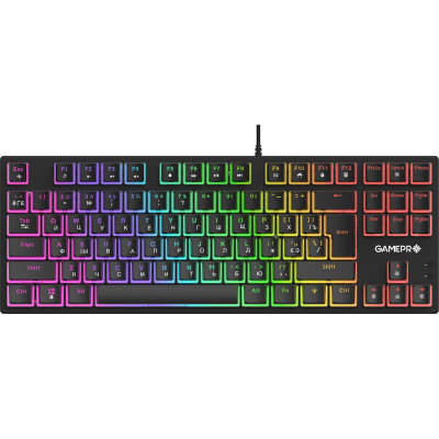 Клавіатура GamePro MK80R, механічна, Red Switch, USB, Black