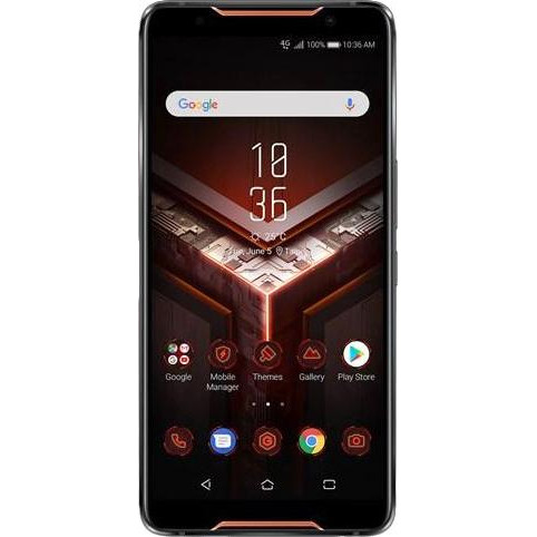 Мобільний телефон Asus ROG Phone, Black, 6" Qualcomm Snapdragon 845 (2.96 ГГц), 8 ГБ, 128 ГБ, 2 Sim
