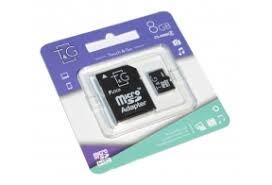 Флеш память MicroSD 8GB T&G +SD (Class 4) (T&G-8GBSDCL4-01)