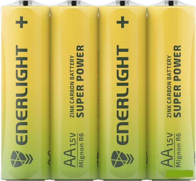 Батарейка AA Enerlight LR6/4-BL (Zinc Carbone Super Power) (1шт.)