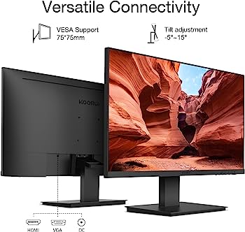 23.8" Монітор KOORUI 24N1A (FHD, VA, 75Hz, HDMI, VGA)