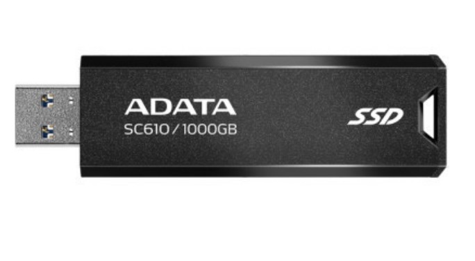 SSD диск портативний 1TB ADATA SD610 Black USB 3.2 (SC610-1000G-CBK/RD)
