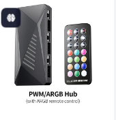 Контроллер TEUCER LP-6P ARGB/PWM HUB + пульт