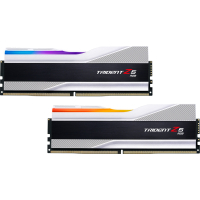 Модуль пам'яті Kit DDR5 32GB (2x16GB) 6400 MHz G.Skill Trident Z5 RGB Silver (F5-6400J3239G16GX2-TZ5RS)
