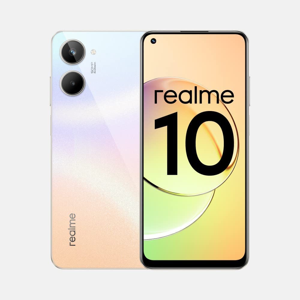 Мобильный телефон Realme 10 4G, 6.4", MediaTek Helio G99 (2.2 ГГц), 8 GB, 256 GB, 2 Sim, Clash White