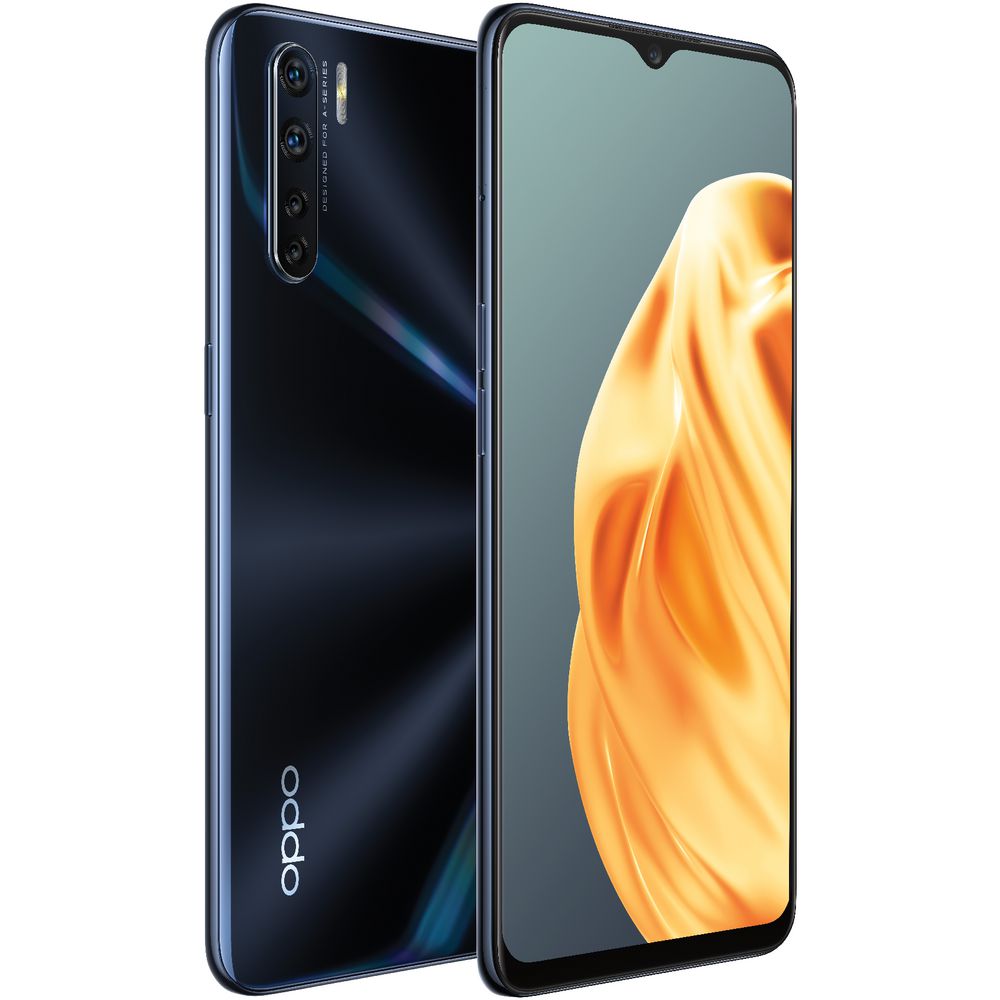 Мобільний телефон OPPO A91 Black, 6.4", MediaTek Helio P70 (2.0 ГГц), 8 ГБ, 128 ГБ, 2 Sim