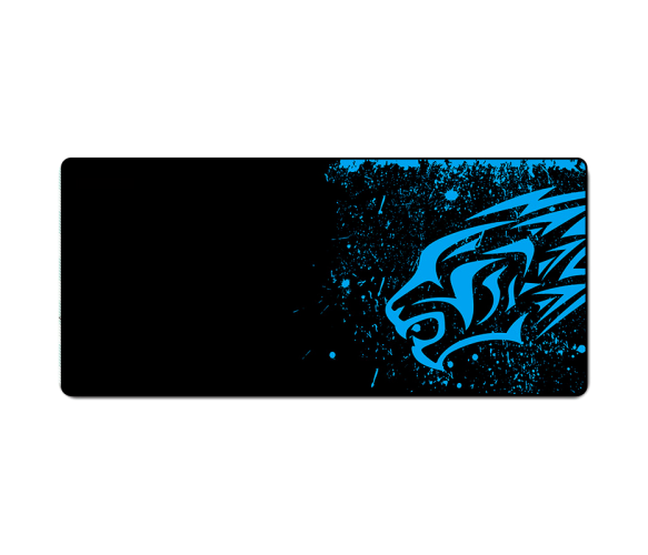 Килимок для мишки Blue tiger 300*700мм, 3мм, прошитий, Black, Пакет