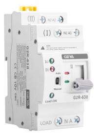 Автоматичний перемикач (АВР) GEYA Din Rail 2P ATS Dual Power Automatic Transfer Switch