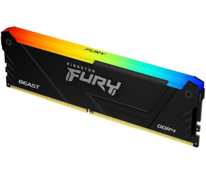 Модуль пам'яті DDR4 16GB 3200 MHz Kingston Fury Beast RGB (HP32D4U8D8HC)