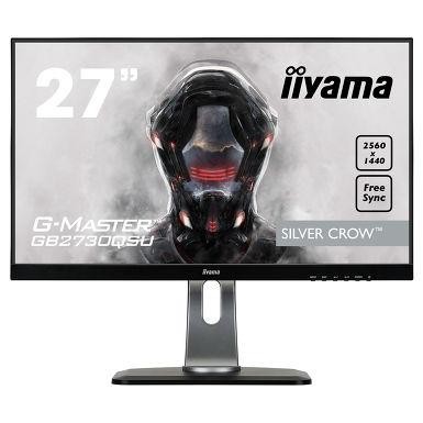 27.0" Монітор Iiyama G-Master GB2730QSU-B1, 2K (75Hz) (TN LED, VGA, HDMI, DisplayPort)