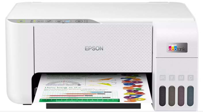 БФП струменевий Epson EcoTank L3276 Фабрика друку, 4 кольора, WI-FI, (C11CJ67436)