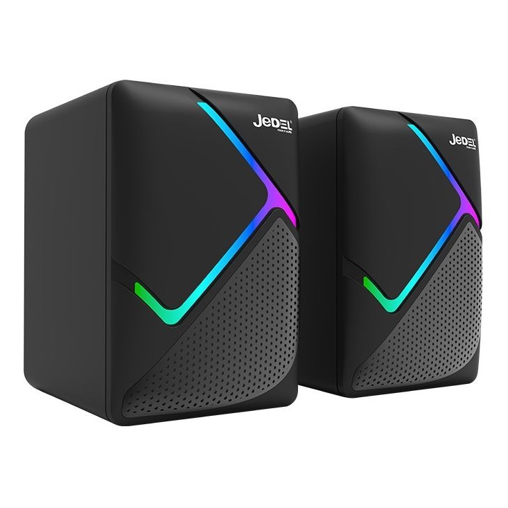 Колонки Jedel S-526, (2x3Вт) USB, Black